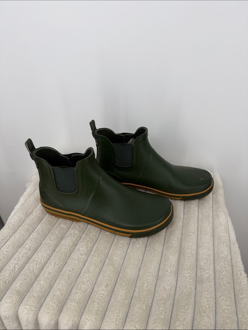 Rocket Dog Women’s Dark Green Chelsea Rain Ankle Boots 11